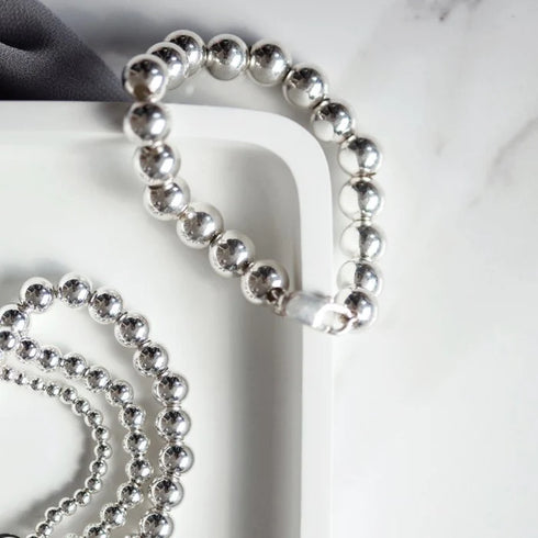 Sterling Intention Clasp 10mm Bracelet